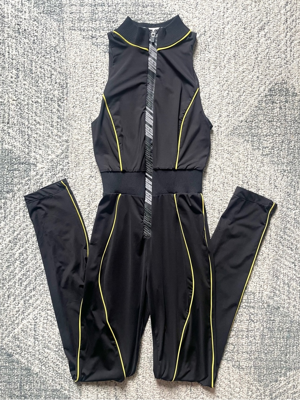 I.AM.GIA Darsha Jumpsuit Catsuit Onesie Racer Racing Moto Style Contrast Piping
